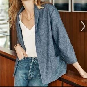 Amour Vert Viva Wool Jacket Grey/blue EUC